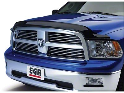 EGR Aerowrap Hood Guard; Dark Smoke (10-18 RAM 2500)