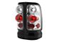 Altezza Tail Lights; Chrome Housing; Clear Lens (94-02 RAM 2500)