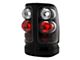 Altezza Tail Lights; Matte Black Housing; Clear Lens (94-02 RAM 2500)