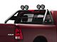 Atlas Roll Bar with 7-Inch Black Round LED Lights; Black (94-24 RAM 2500 w/o RAM Box)