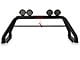 Atlas Roll Bar with 7-Inch Black Round LED Lights; Black (94-24 RAM 2500 w/o RAM Box)