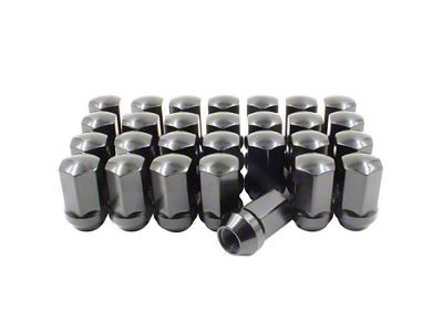 Black OEM Style Lug Nut Kit; 14mm x 1.5; Set of 32 (12-25 RAM 2500)