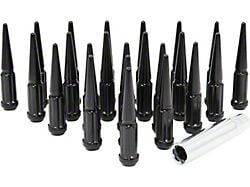 Black Spike Lug Nut Kit; 9/16-Inch; Set of 32 (03-11 RAM 2500)