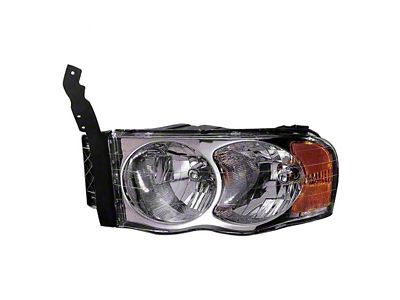 CAPA Replacement Headlight; Driver Side (03-04 RAM 2500)