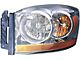 CAPA Replacement Headlight; Driver Side (2006 RAM 2500)