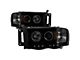 CCFL Halo Projector Headlights; Black Housing; Smoked Lens (03-05 RAM 2500)
