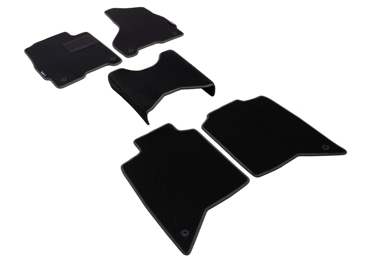 RAM 2500 Custom Fit Front and Rear Floor Liners; Black (19-24 RAM 2500 ...