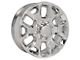 DG66 Chrome 8-Lug Wheel; 20x8; 54.65mm Offset (94-02 RAM 2500)