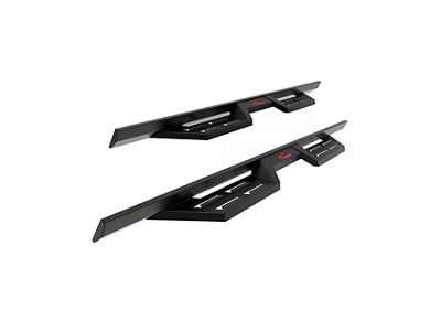 Drop Down Style Nerf Side Step Bars; Matte Black (10-24 RAM 2500 Crew Cab)