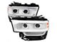 Dual Projector Headlights with Sequential Turn Signals; Chrome Housing; Clear Lens (19-24 RAM 2500 w/ Factory Halogen Headlights)