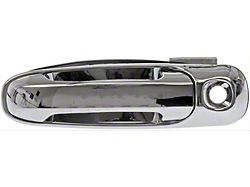 Exterior Door Handle; Front Left; All Chrome; Plastic (03-09 RAM 2500)