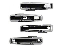 Exterior Door Handles; Front and Rear; Chrome (10-18 RAM 2500 Crew Cab)