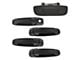 Exterior Door Handles; Front and Rear; Textured Black (03-09 RAM 2500 Quad Cab)