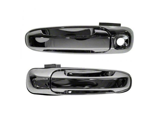 Exterior Door Handles; Front; Chrome (03-09 RAM 2500)