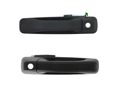 Exterior Door Handles; Front; Textured Black (10-18 RAM 2500)