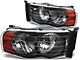 Factory Style Headlights; Black Housing; Clear Lens (03-05 RAM 2500)