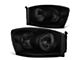 Factory Style Headlights; Black Housing; Smoked Lens (06-09 RAM 2500)