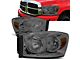 Factory Style Headlights; Chrome Housing; Smoked Lens (06-09 RAM 2500)