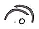 Elite Series Rivet Style Fender Flares; Front; Smooth Black (10-18 RAM 2500)