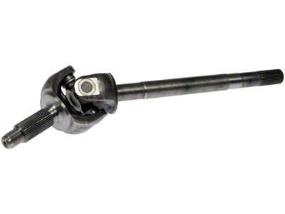 Front Axle Shaft Assembly with U-Joint; Driver Side (10-13 4WD RAM 2500)