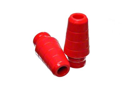 Front Bump Stops for 1.75-Inch Lift; Red (00-02 RAM 2500)