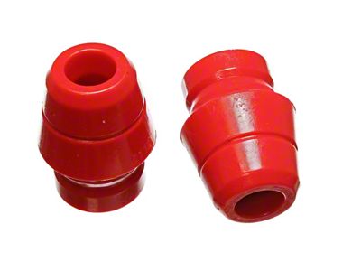 Front Control Arm Bump Stops; Red (00-02 RAM 2500)