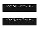 Front Door Sill Protection with Mountain Logo; Black (19-24 RAM 2500)