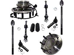 Front Wheel Hub Assemblies with Sway Bar Links and Tie Rods (03-05 2WD RAM 2500)