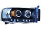 Halo Projector Headlights; Black Housing; Clear Lens (03-05 RAM 2500)