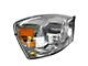 Halogen Headlight; Chrome Housing; Clear Lens; Passenger Side (06-09 RAM 2500)