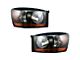 Halogen Headlights; Black Housing; Clear Lens (06-09 RAM 2500)