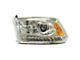 Halogen Projecton Style Headlight; Chrome Housing; Clear Lens; Driver Side (13-18 RAM 2500 w/ Factory Halogen Projector Headlights)