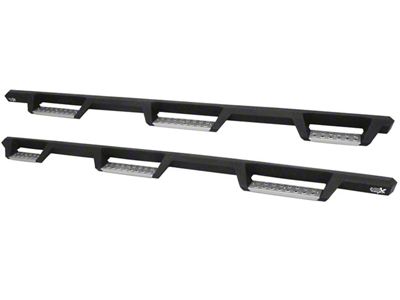 Westin HDX Stainless Wheel-to-Wheel Drop Nerf Side Step Bars; Textured Black (10-18 RAM 2500 Crew Cab w/ 6.4-Foot Box)