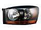 Headlight; Black Housing; Clear Lens; Driver Side (06-09 RAM 2500)