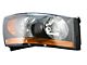 Headlight; Black Housing; Clear Lens; Passenger Side (06-09 RAM 2500)