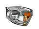 Headlight; Chrome Housing; Clear Lens; Driver Side (06-09 RAM 2500)