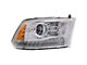 OE Certified Replacement Halogen Headlight; Chrome Housing; Clear Lens; Passenger Side (13-15 RAM 2500 w/ Factory Halogen Projector Headlights)