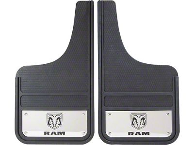 Heavy Duty Mud Guards with RAM Logo; Front (Universal; Some Adaptation May Be Required)