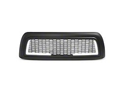 Honeycomb Mesh Style Upper Replacement Grille with LED DRL Lights; Matte Black (10-18 RAM 2500)