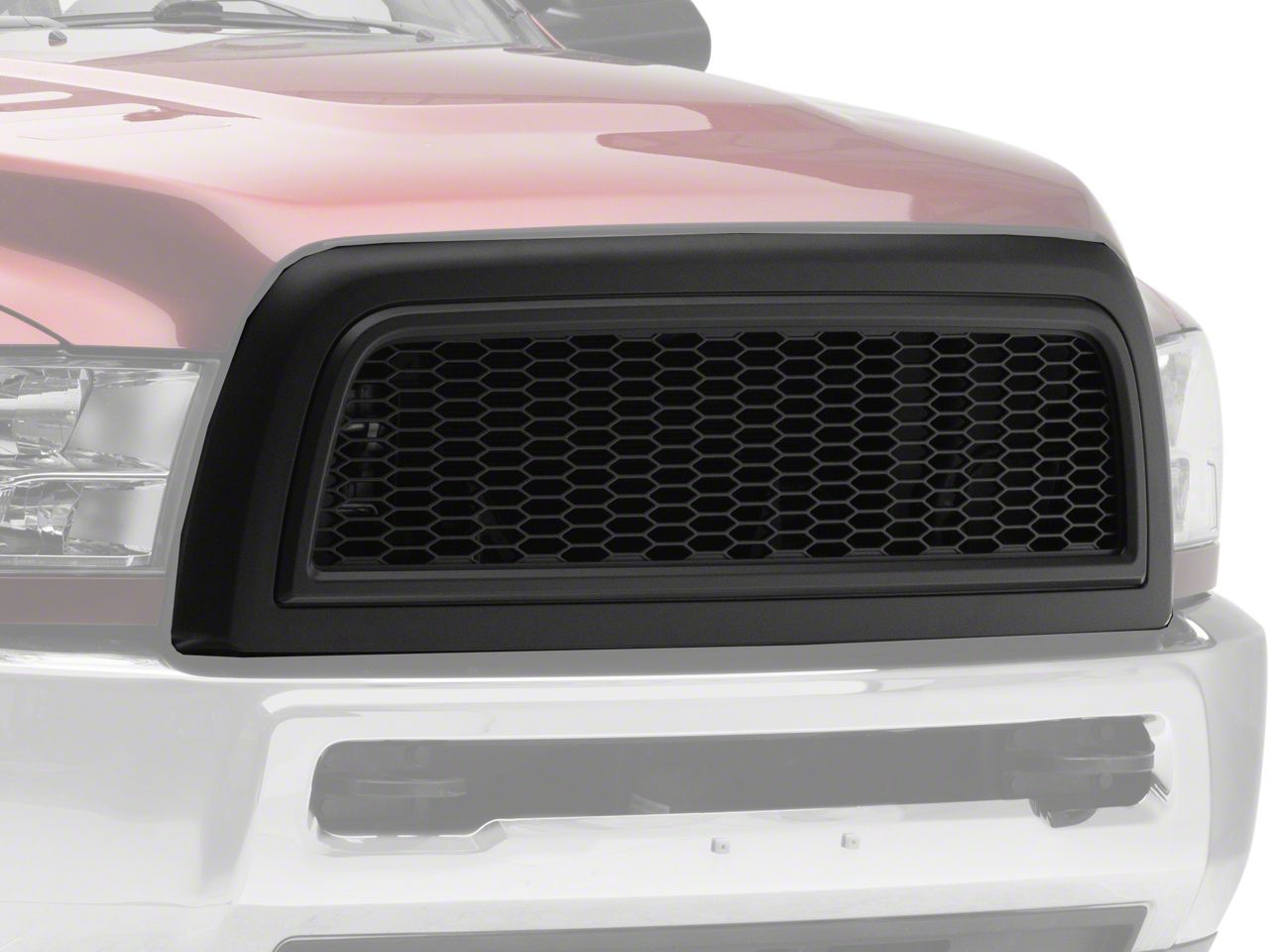 RAM 2500 Honeycomb Mesh Style Upper Replacement Grille; Matte Black (10 ...