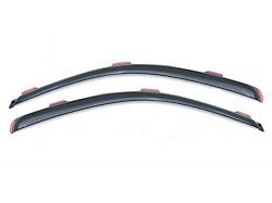 In-Channel Ventvisor Window Deflectors; Front; Dark Smoke (03-09 RAM 2500 Regular Cab)