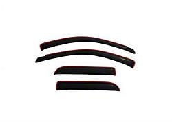 In-Channel Ventvisor Window Deflectors; Front and Rear; Dark Smoke (03-09 RAM 2500 Quad Cab)