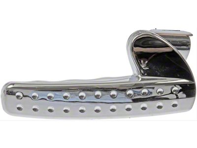 Interior Door Handle; Front and Rear Left; All Chrome; Plastic (04-10 RAM 2500 Quad Cab, Crew Cab)