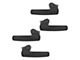 Interior Door Handles; Front and Rear; Black (03-09 RAM 2500)