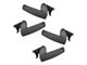 Interior Door Handles; Front and Rear; Black (03-09 RAM 2500)