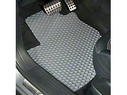 Intro-Tech Hexomat Custom Fit All-Weather Front Floor Mats; Gray (2002 RAM 2500 Quad Cab)