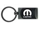 MOPAR Two-Tone Rectangular Key Fob; Gunmetal