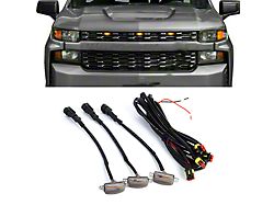 LED Grille Lights; Amber (03-24 RAM 2500)