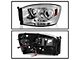 LED Halo Projector Headlights; Chrome Housing; Clear Lens (06-09 RAM 2500)