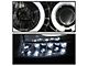 LED Halo Projector Headlights; Chrome Housing; Clear Lens (06-09 RAM 2500)